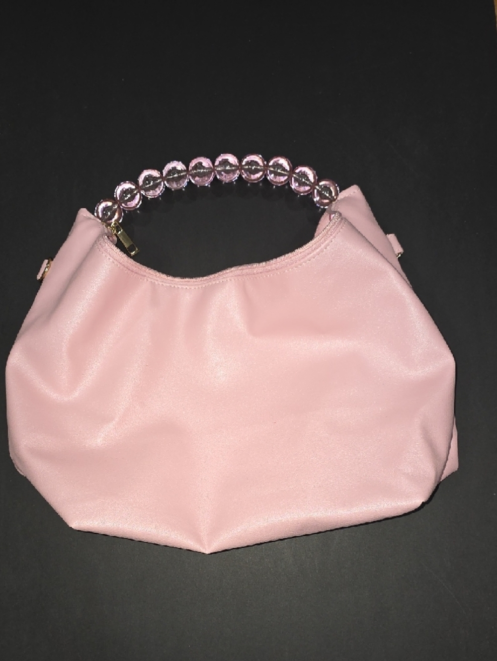 Juicy Couture Light Pink Shoulder Bag with Beaded Handle - Picture 6 of 6